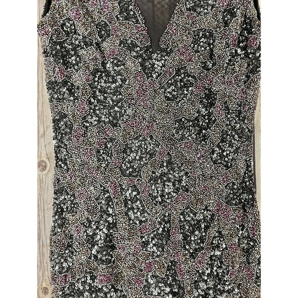 Lara Designs Beaded Cocktail Dress SIZE 6 Prom Homecoming Formal Mini - Picture 8 of 12